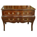 LATE 18thC/EARLY 19thC CONTINENTAL 2 DRAWER COMMODE