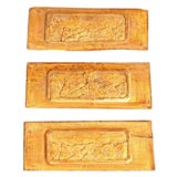 Ten Old Carved Wood Pieces from Chinese Furniture