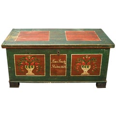 German Hope Chest Dated 1879