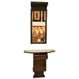 A Spectacular Mirror and Console designed by Grosfeld House