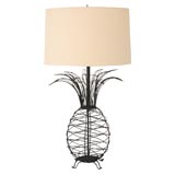 A Whimsical Pineapple Lamp in the style of Frederick Weinberg