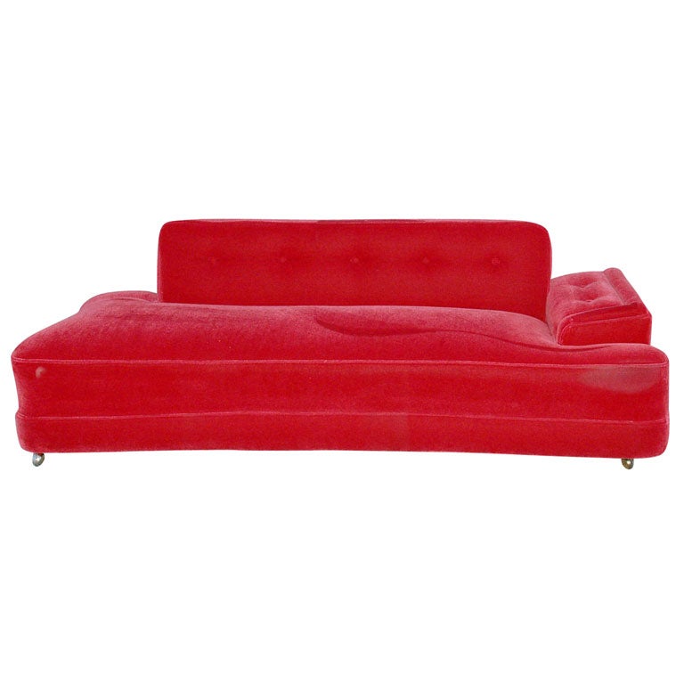 Mohair Dog Bone Sofa