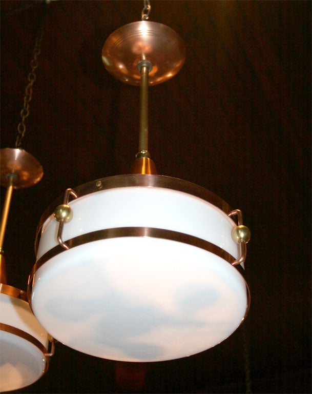Pair of Marshall Field's Barber Shop Light Fixtures 1