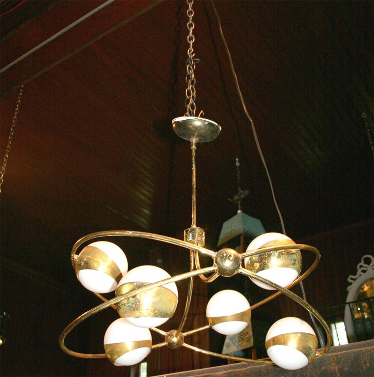 Italian Stilnovo Atomic Chandelier