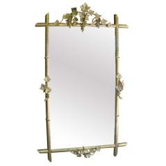Gilt Wood "Bamboo" Mirror