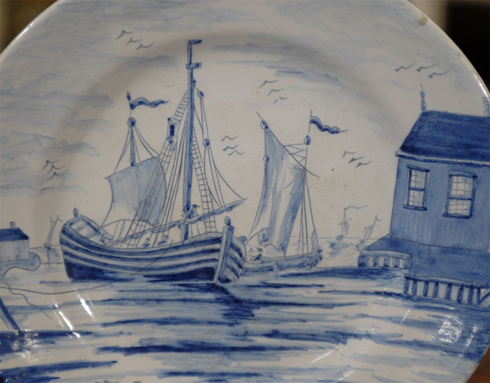 Pair of Nautical Delft Plates 1