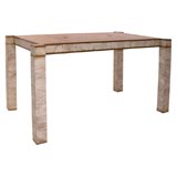 Parchment Backgammon Table