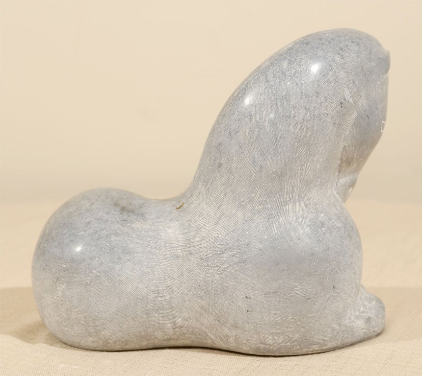Carved Marble Statue of a Horse with Islay Grimes