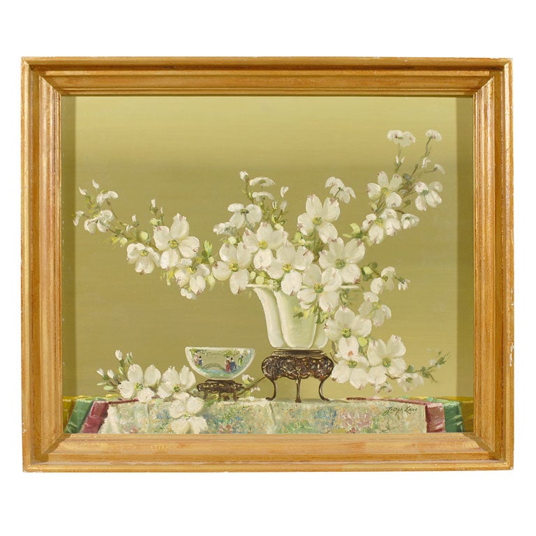 Dogwood Painting by Joseph Lane