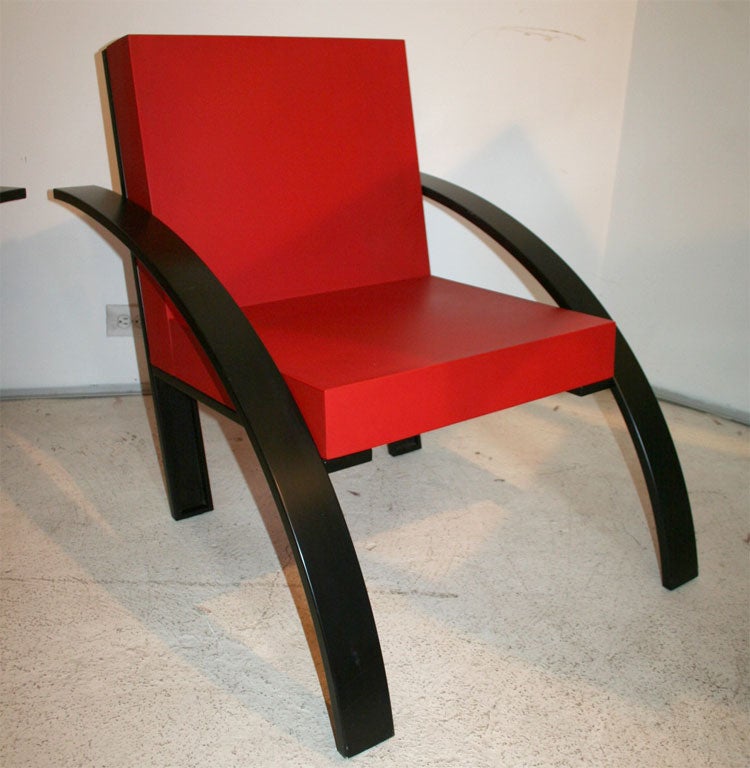 Pair of Parigi Chairs by the late Italian Arch Aldo Rossi at 1stdibs