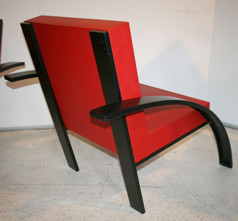 Pair of Parigi Chairs by the late Italian Arch Aldo Rossi at 1stdibs
