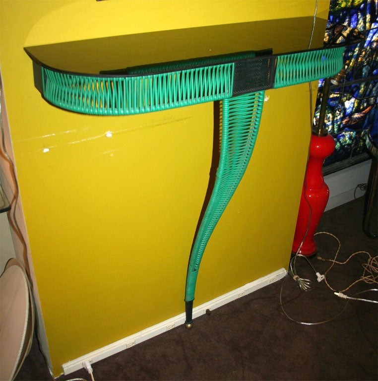 A 1950's French Console and Mirror 3