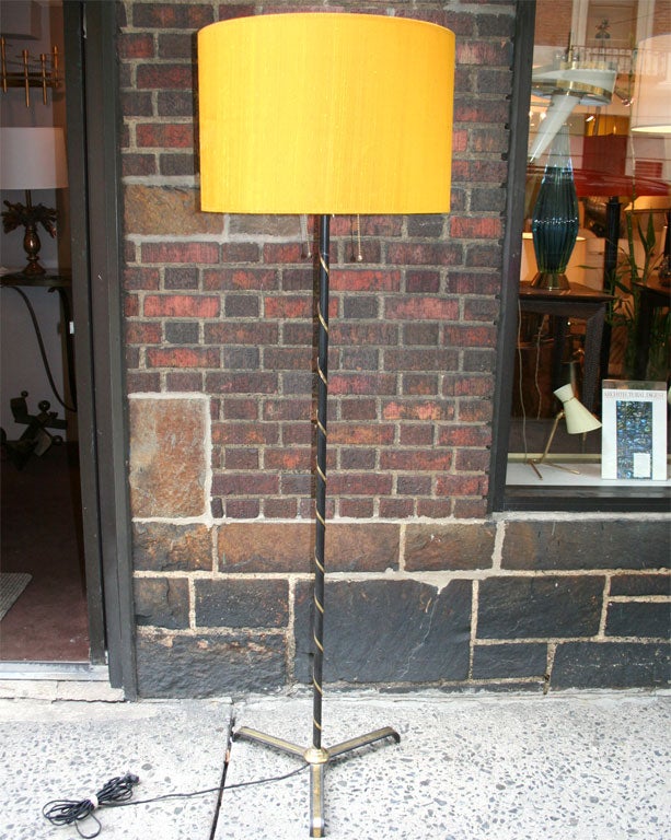A French modernist floor lamp.
Shade not included