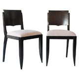 Pair of French Art Deco Side Chairs