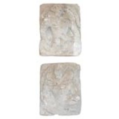 TWO FRENCH ANTIQUE HAND CARVED SCULPTURES 1