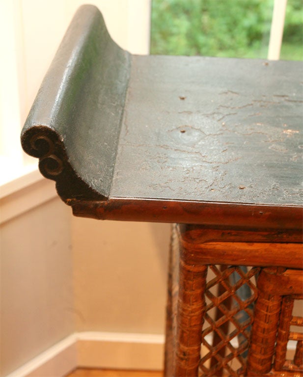 Chinese Bamboo Altar Table 1