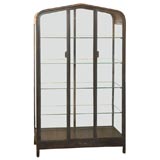 Painted Metal & Glass Vitrine