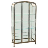 Glass & Chrome Vitrine