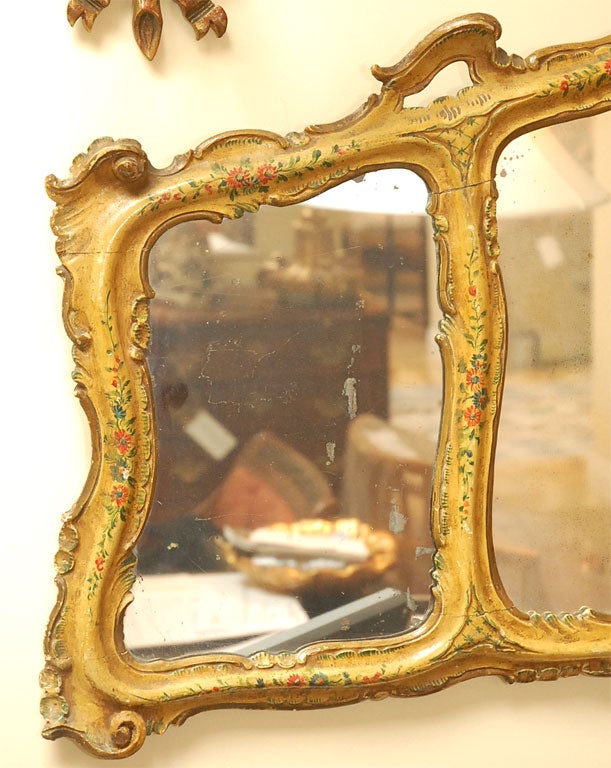 Italian 19th C. Venetian 3-Panel Vanity Mirror (GMD#1145) For Sale