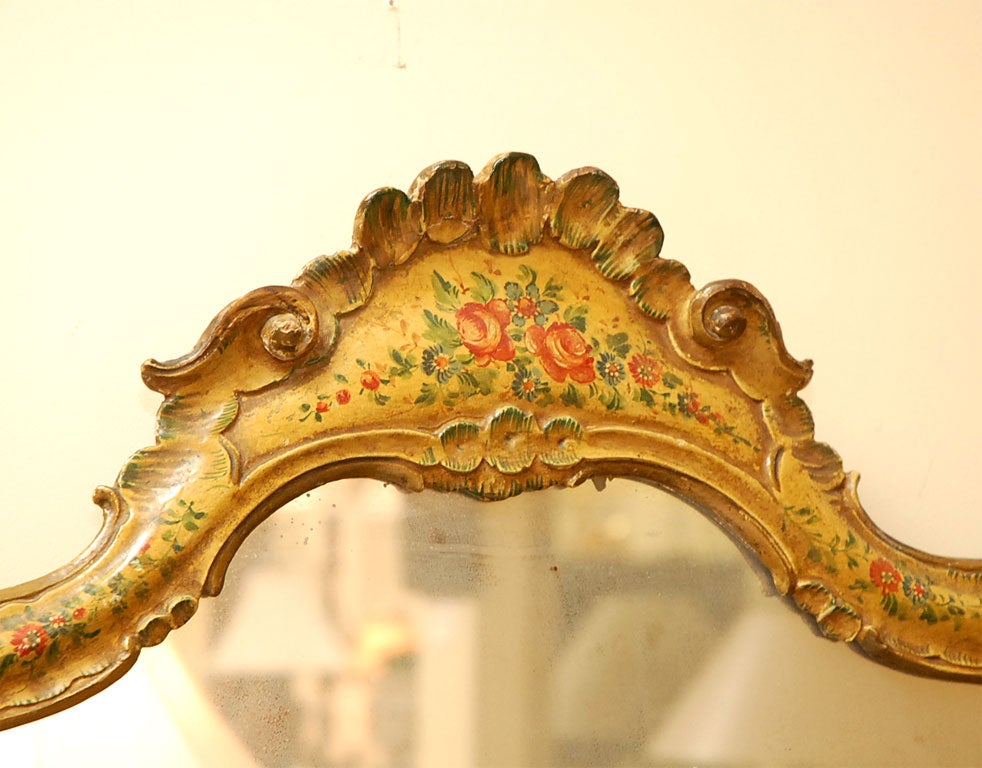19th C. Venetian 3-Panel Vanity Mirror (GMD#1145) In Good Condition For Sale In Los Angeles, CA