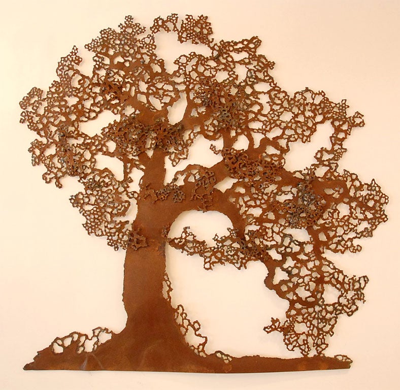 Brutal Tree Wall Sculpture