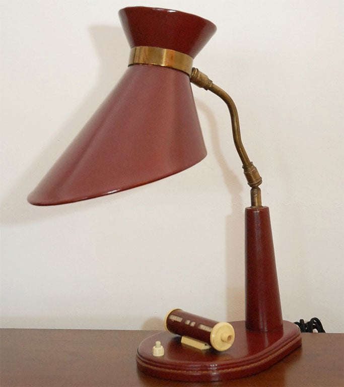 Jacques Adnet Desk Lamp
