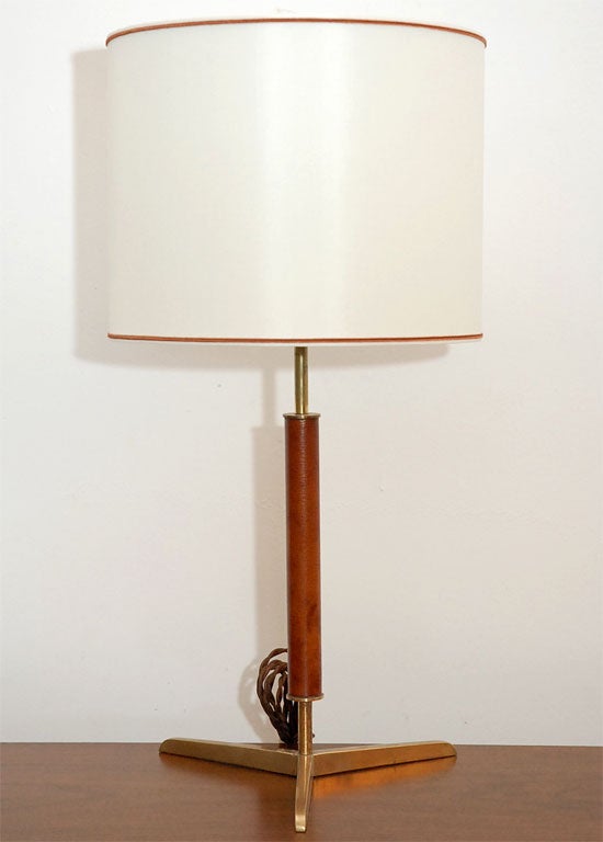 Jacques Adnet Style Lamp