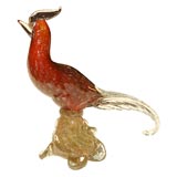 Murano glass statue of a bird