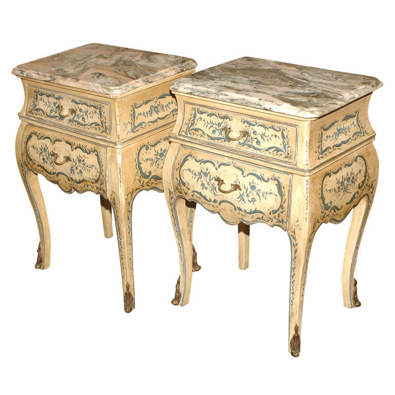 A PAIR OF VENETIAN  SIDE TABLES For Sale