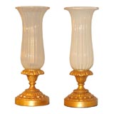 Pair of Murano  Glass Uplights