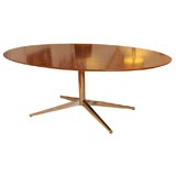 Knoll Oval Rosewood Dining Table