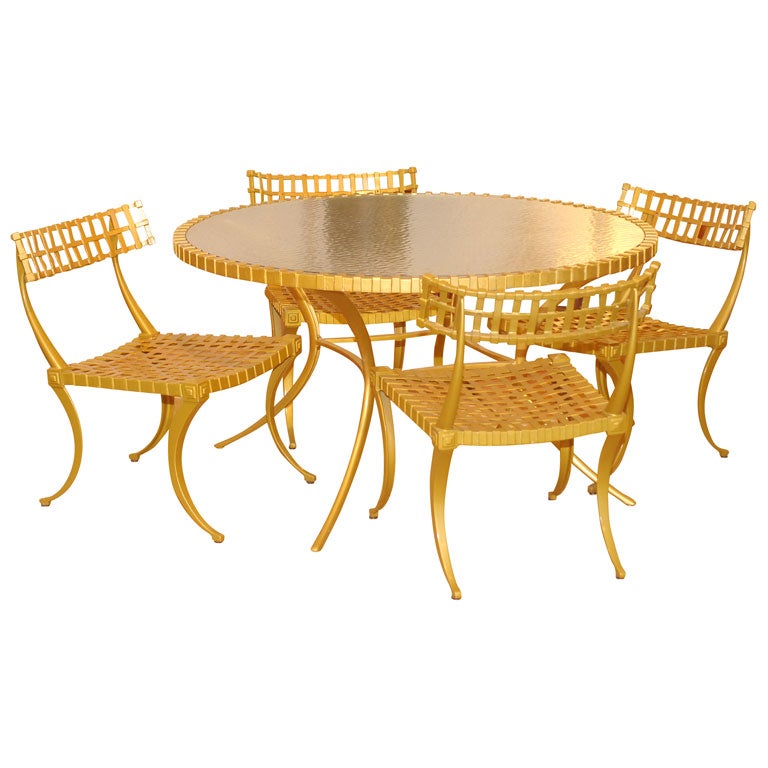 Klismos Dining Set