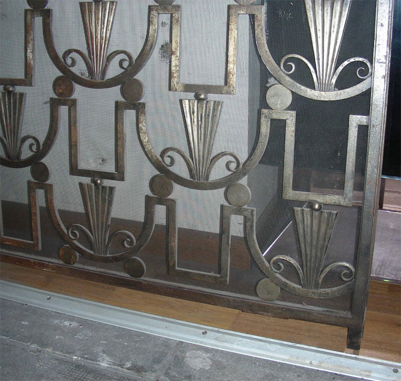 1925 Wrougth Iron Gate by Edgar Brandt 1