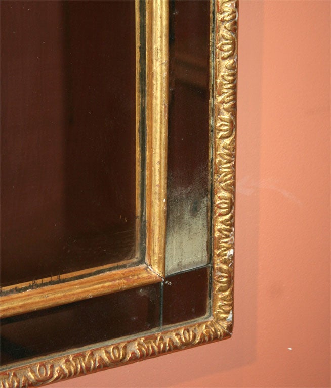 Fine and Rare George I Giltwood Mirror In Excellent Condition In Westwood, NJ