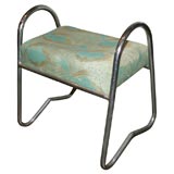 Chrome  Foot Stool