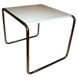 Pair of Laccio Side Tables in style of Marcel Breuer