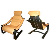 Pair of Postmodern Armchairs