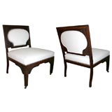 Antique Pair of Rosewood Aesthetic Movement Side Chairs