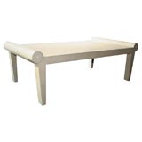 Exceptional Coffee Table Covered in Shagreen by Ron Seff