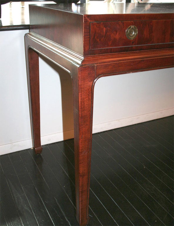 Console/Desk with 4 Drawers in Carpathian Elm by Henredon