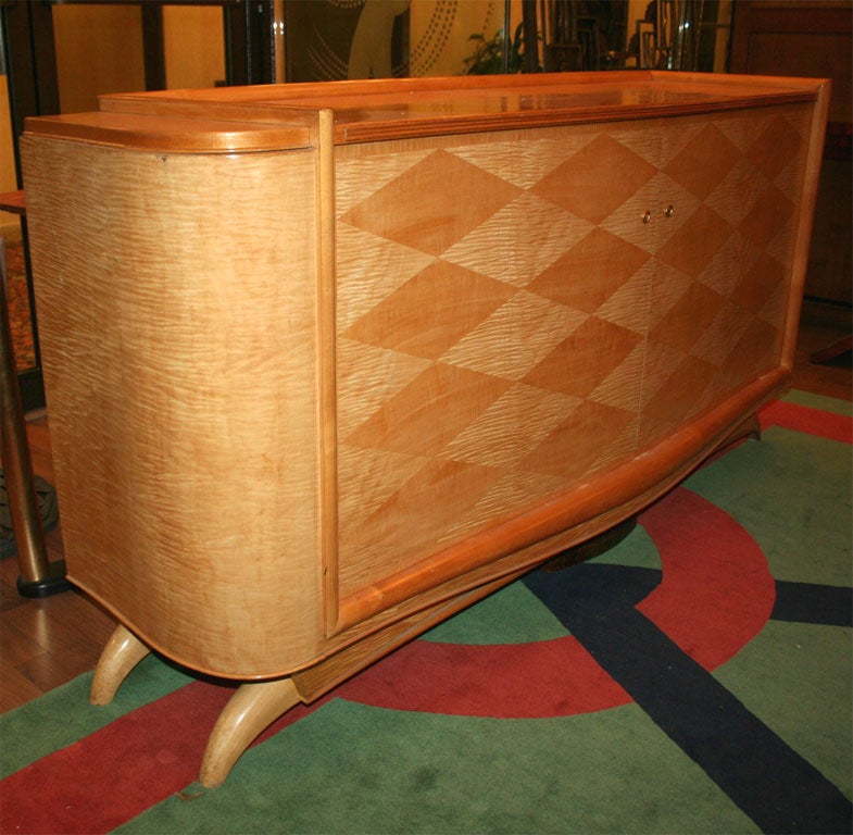 Mid-20th Century Art Deco Sideboard by Saddier For Sale