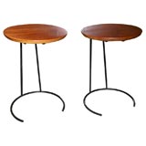 Rare pair of Jens Risom stacking tables