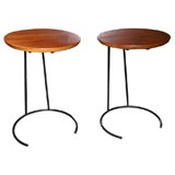 Rare pair of Jens Risom stacking tables