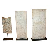 Set of Three Plaster Plaques From l’Ecole Des Beaux Arts 1950s