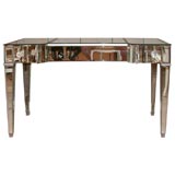 Venetian Mirrored 2-Drawer Vanity/Poudre