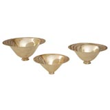 Lino Sabattini Set of 3 Bowls 12