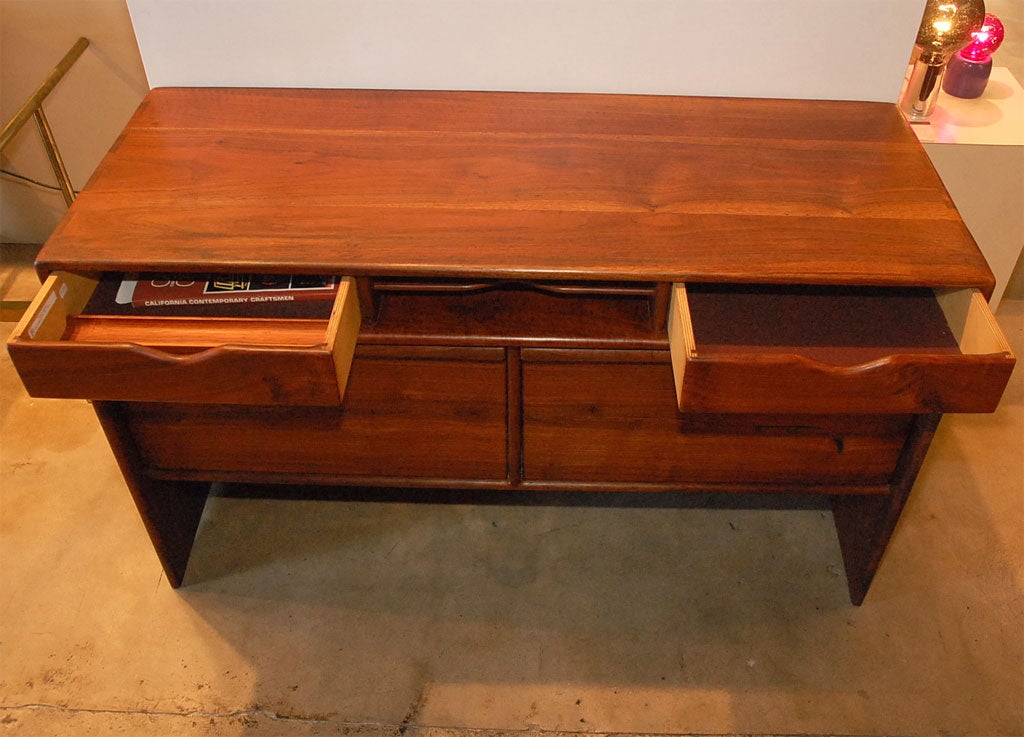 Studio Walnut Credenza with File Drawers by Bruce McQuilkin 2