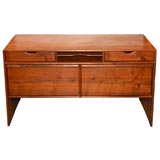 Studio Walnut Credenza with File Drawers by Bruce McQuilkin