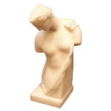 CARVED MARBLE FIGURE, CIRCA 1830