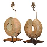 Large Antique African Coin  / Lamp